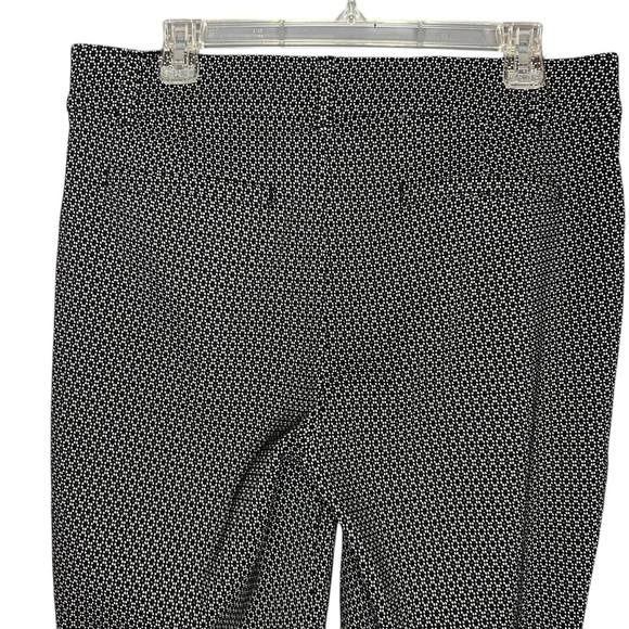 Maurices black and white leggings pull on size large - Picture 4 of 11